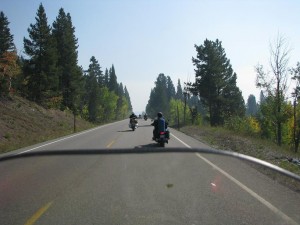 AJs windshield on our way to the Grand Teton AJ's windshield on our way to the Grand Teton
