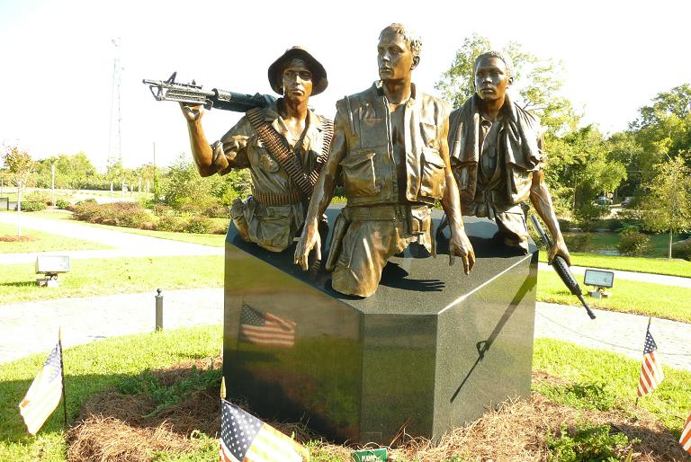 At Veterans Memorial Plaza in Apalachicola, FL