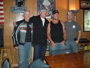Day 2, 0002 At the Guns of Justice club house with Mike A.