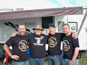 Day 5, 001 Here we are with Roger "Bull" Durham, 1st VP National AMVETS Riders.