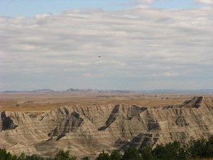 Flight over the Badlands Flight over the Badlands