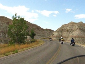 Riding through the Badlands Riding through the Badlands